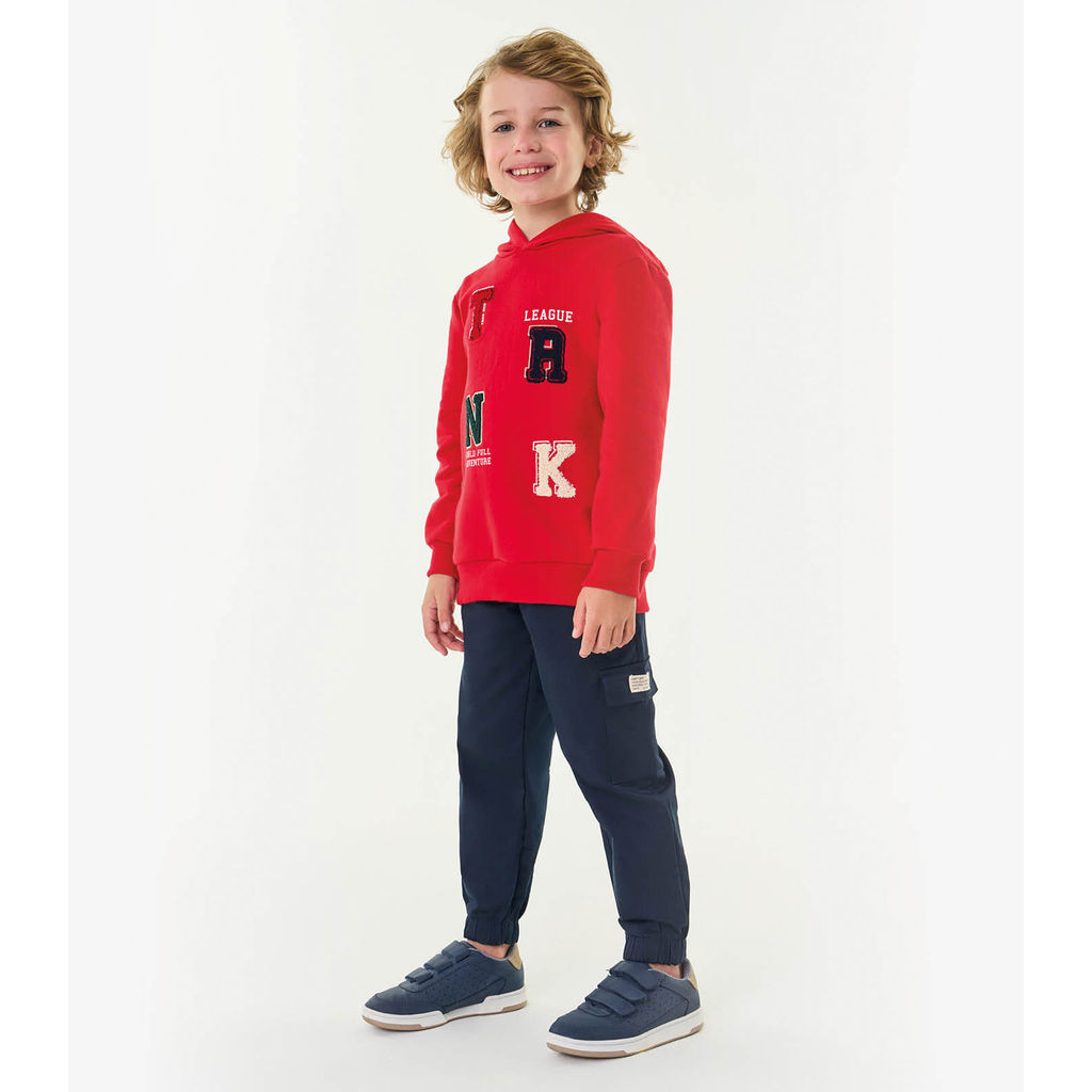 Conjunto Infantil Moletom Com Calça Trick Nick Vermelho