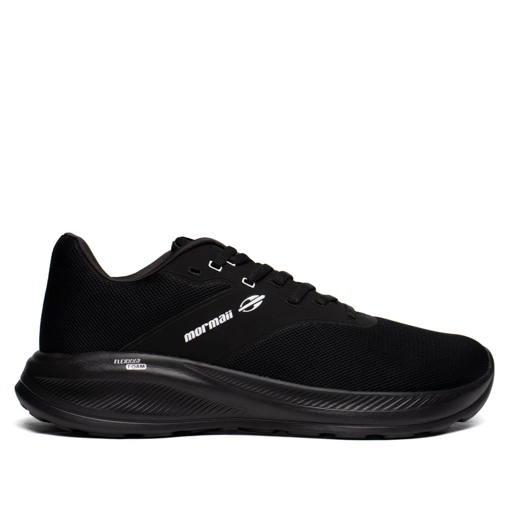 Tênis Masculino Mormaii Energy Corrida Treino Preto/Branco