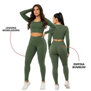 Calça Legging Fitness Feminina Modeladora Ofertas Arrasadoras.NET
