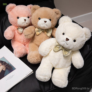 SDS Charmoso Urso De Desenho Animado Brinquedo De Pelúcia Boneca Macia Presente De Aniversário Ideal Para Jovens E Decor
