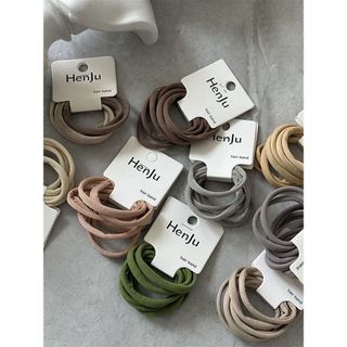 Anel de toalha simples versão coreana, um conjunto de corda de cabelo elástica alta, terno básico, anel de cabelo, corda