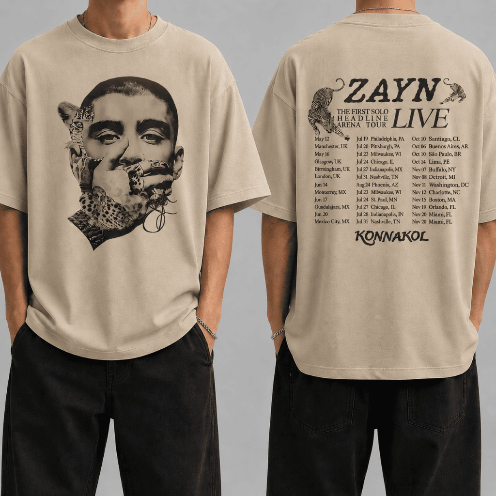 Camiseta Algodão Unissex, Zayn Instinto Selvagem.