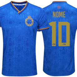 Camisa Cruzeiro 2003 Retrô Adulto Personalizada Nome + Número