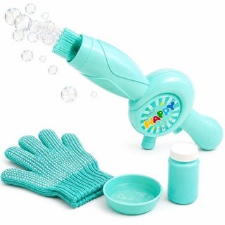 Lancha Bolha Sabao Infantil Automatico Brinquedo Divertido Azul Bubble