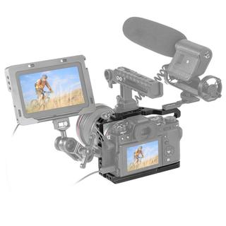 Aumotop fuji xt2/xt3 câmera gaiola liga de alumínio cnc kit usinagem precisa estável e seguro acessório fotografia para