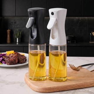 Kit Pulverizador De Azeite De Oliva 220ML Vinagre Culinária Dispensador De Óleo