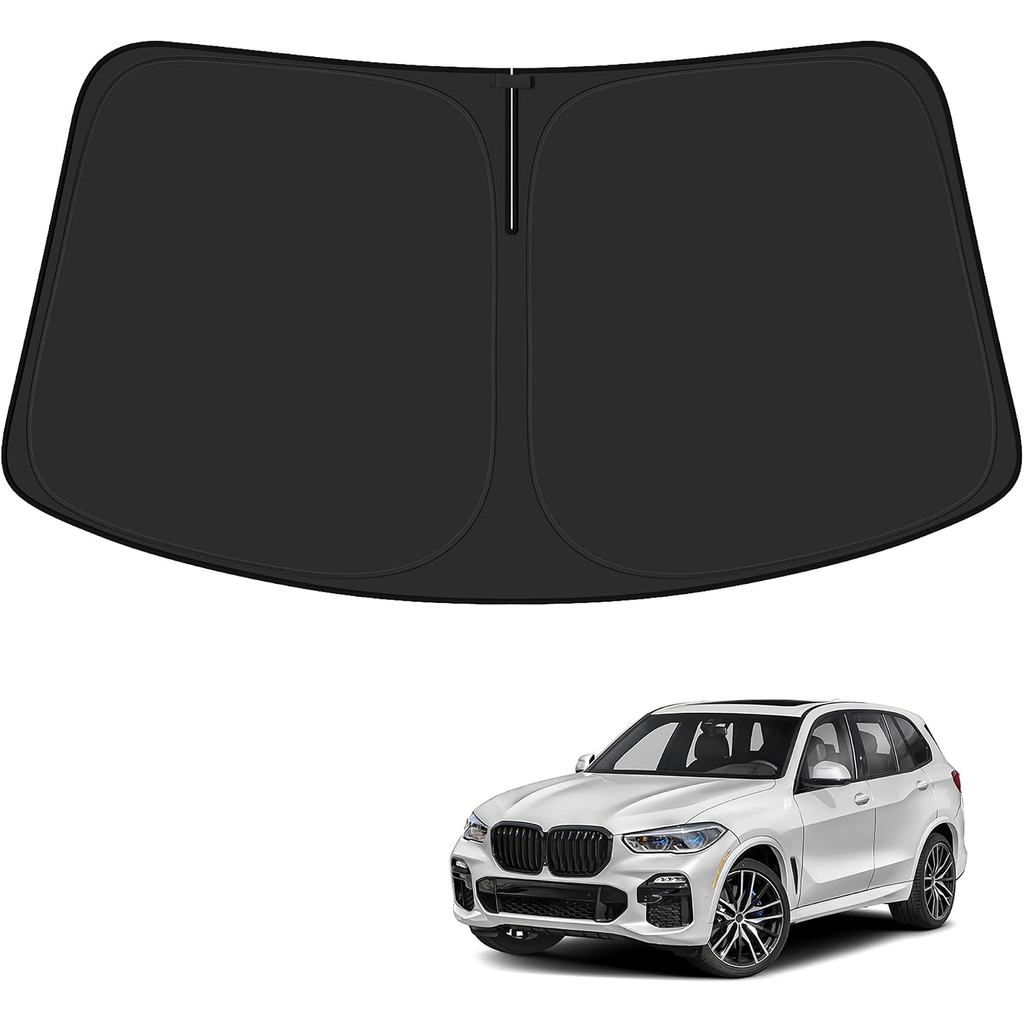 Hellet Pára-Brisa Dobrável Para BMW 2019-2024 2025 X5 Acessórios Janela Dianteira Do Carro Sombra De Sol Reduzir O Calor