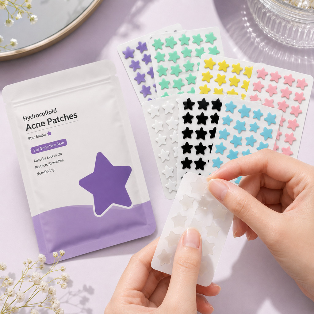 Adesivo Hidrocoloide para Acne 240 a 480 Unidades | Patch para Espinhas | Uso Dia e Noite