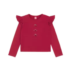 Blusa Manga Longa Infantil Menina Lilica Ripilica