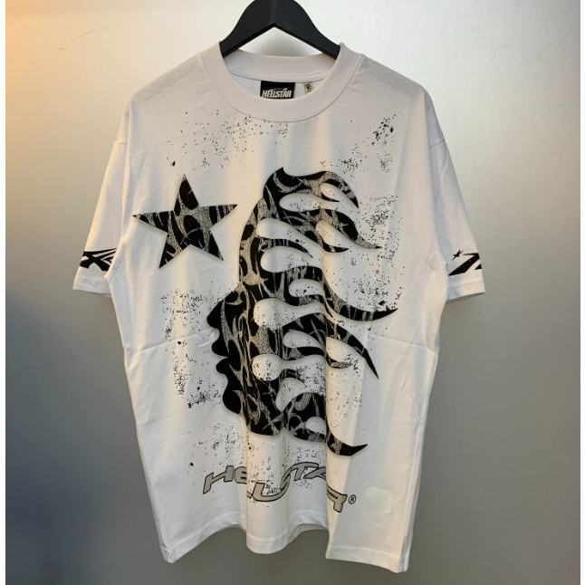 Camiseta de Manga Curta de Alta Qualidade HELLSTAR Studios Glitter P2P, Novo Estilo de Verão Wenwu HBBK