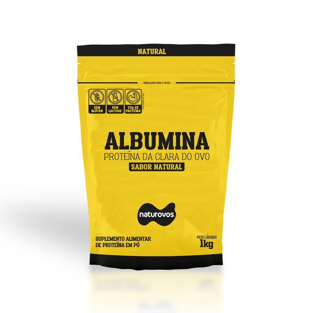 Albumina Naturovos Natural 1Kg