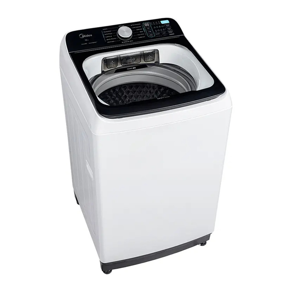 Máquina de Lavar MA512W160A/WK 16kg Automática Cesto Inox Midea