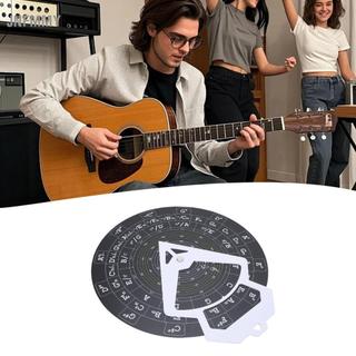 Jnfmmy Círculo de quintas roda com 30 cm de diâmetro para pendurar na parede Ferramenta de aprendizagem de melodia de