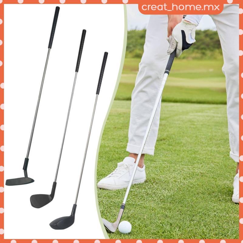 [Creat_home] Vara De Prática Portátil Resistente De Aço Inoxidável Confortável Com Alça Antiderrapante Para Taco De Golf