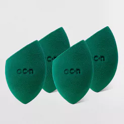 Kit Esponjas de Maquiagem - Flat Blend Verde Océane (4 Produtos)