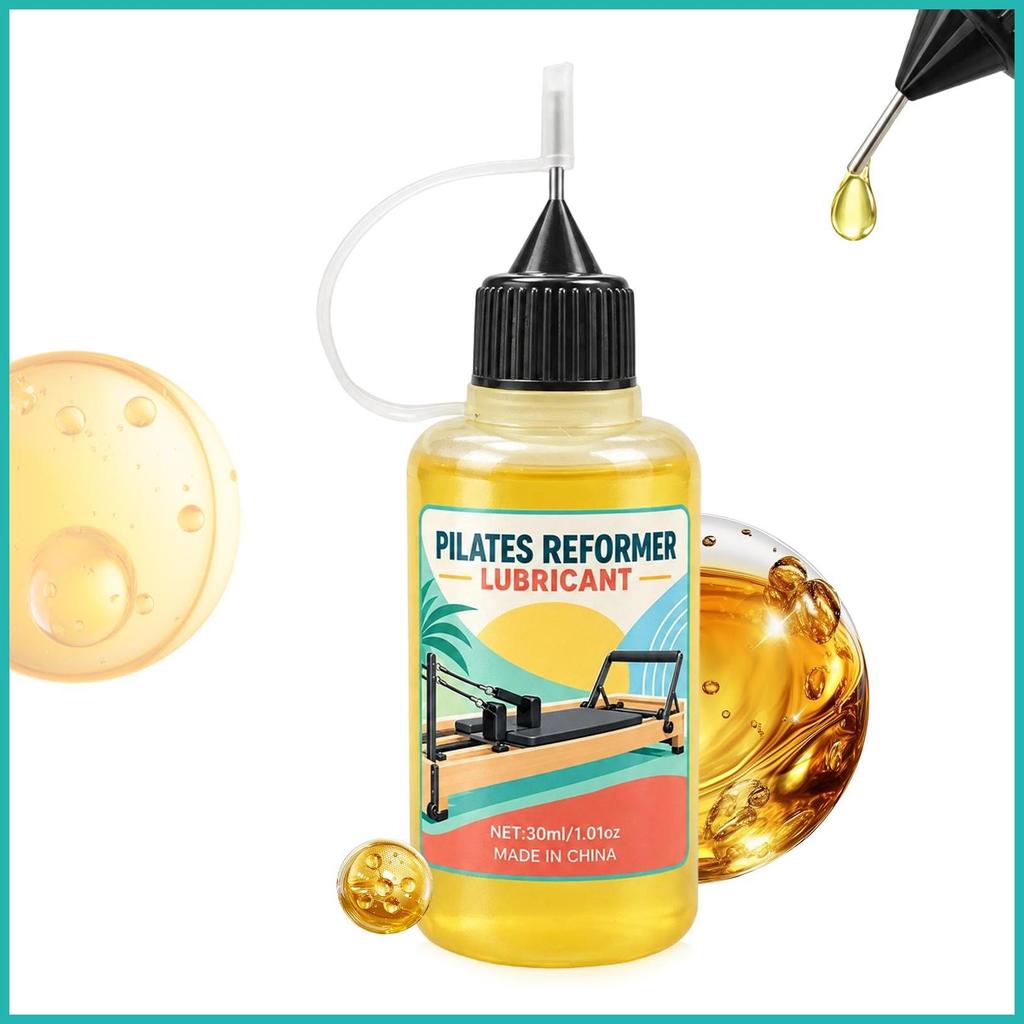 Lubrificante Para Reforma De Pilates , 30ML , Baixo Ruído , Pista Suave , Núcleo Óleo De Cama Mulheres , Atleta Adulto ,