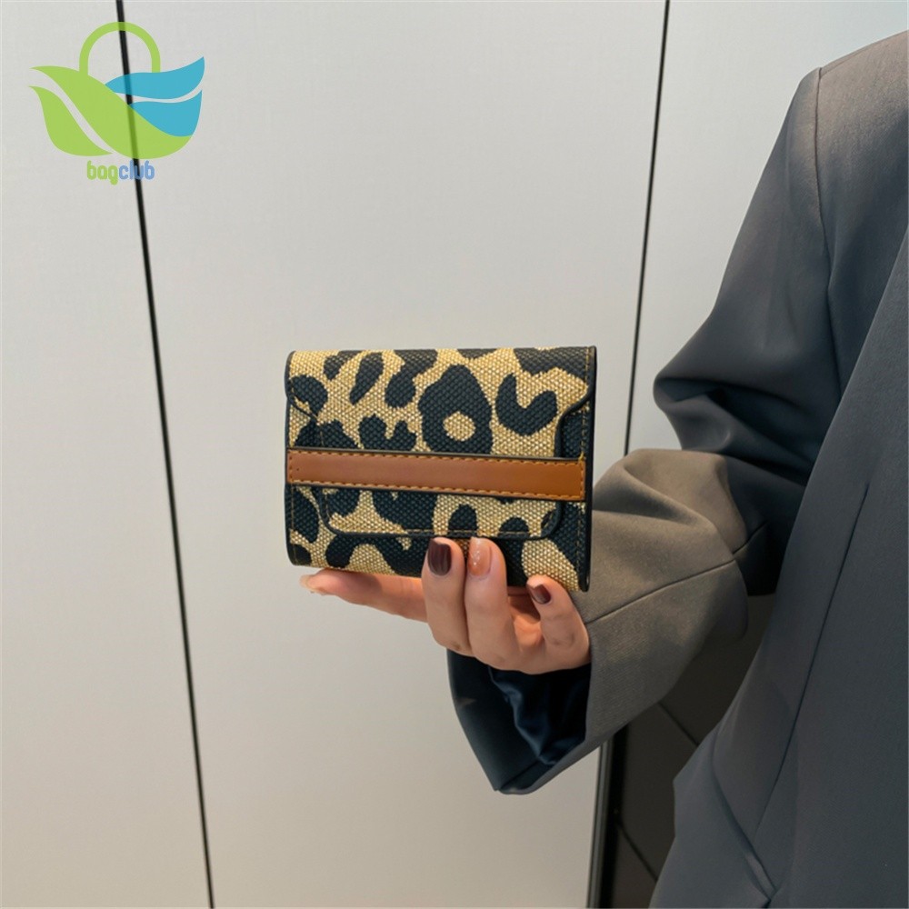 Mini Bolsa Carteira Com Estampa De Leopardo Leve Para Clutch Fashion [Bagclub.br]