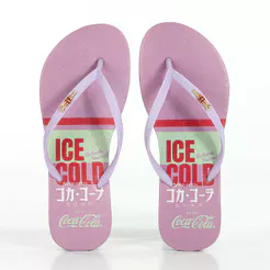 Chinelo Coca Cola Marina Bay Lilás - Feminino