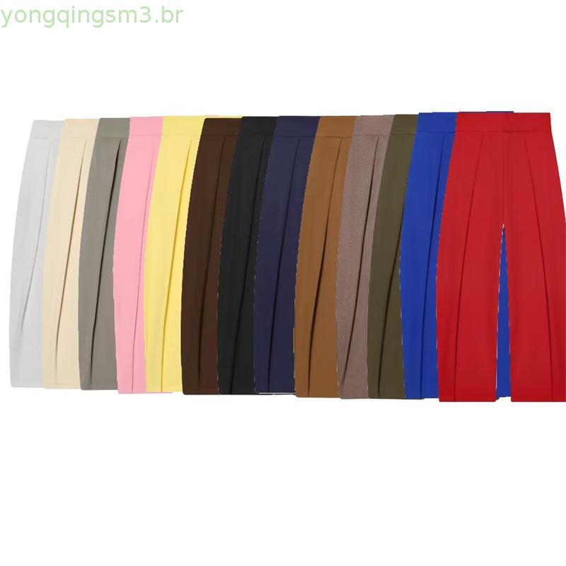  Novo produto feminino estilo europeu americano moda All-Match balão versão calças plissadas 4661408