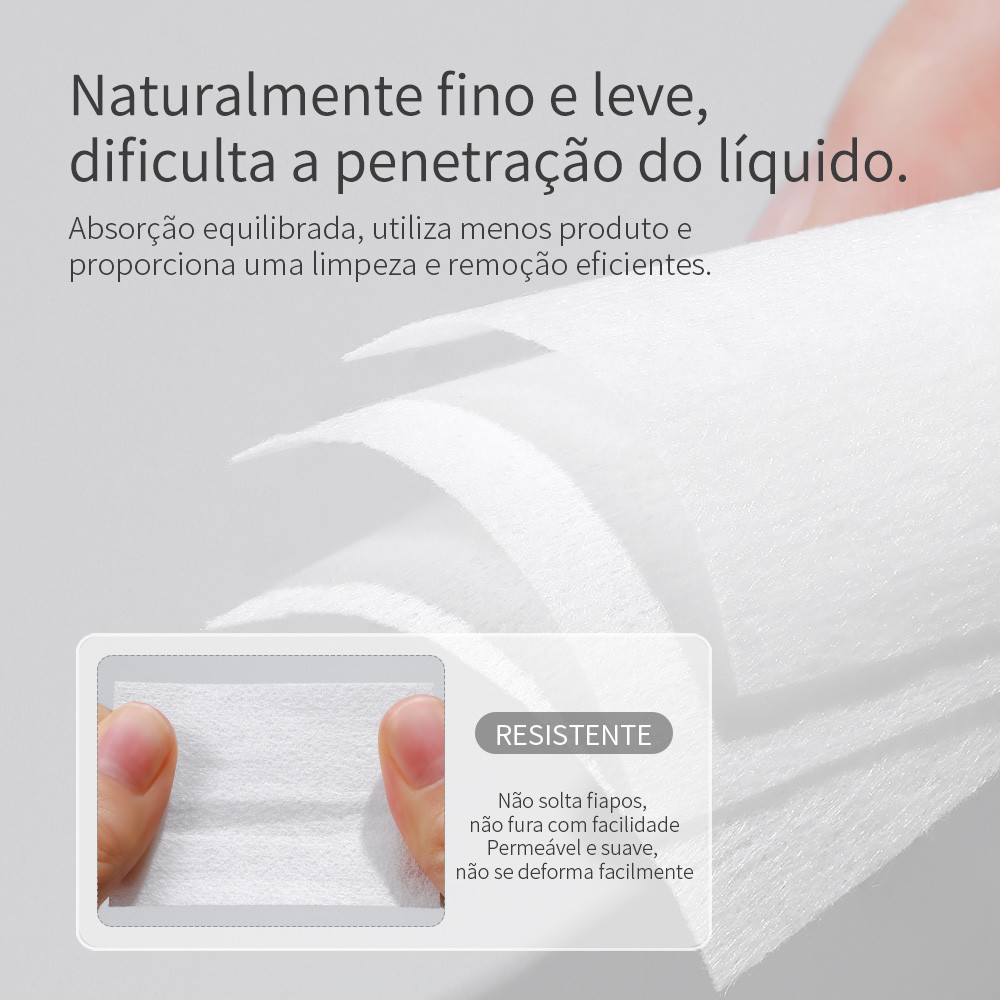 MR NAIL Algodão em Discos Sem Fiapos 1000 Unidades para Remoção de Gel e Limpeza de Unhas — imagem 2 de 2