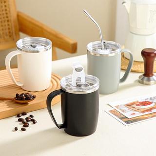 304 copo térmico feminino copo de água caneca de aço inoxidável copo de café de camada dupla com tampa ins copo de acomp