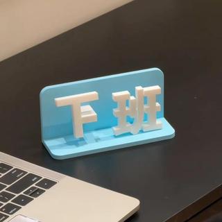 [Jogo de trabalho] Decoração de mesa de escritório Escritório Trabalhando Posição Artificial Decoração criativa Estabili