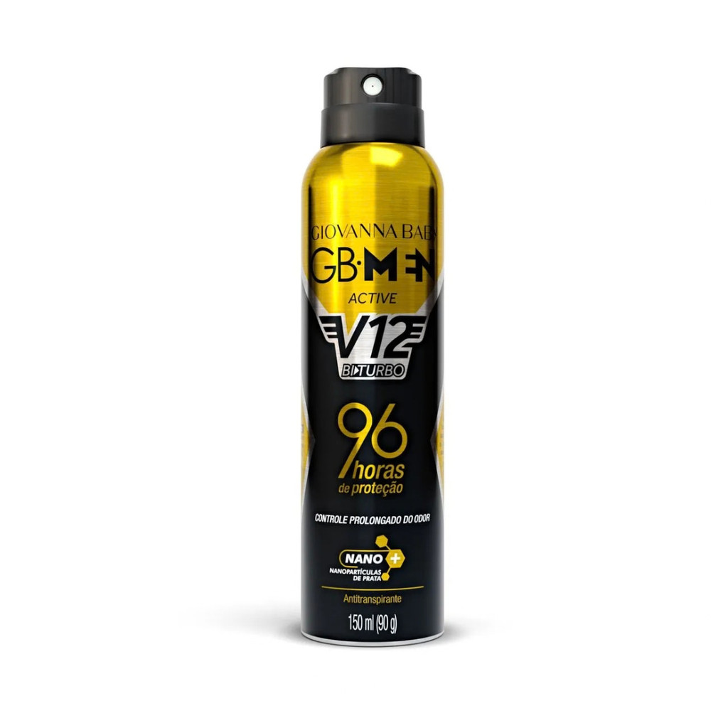 Desodorante Aerosol GB Men Active 150ml -Giovanna Baby