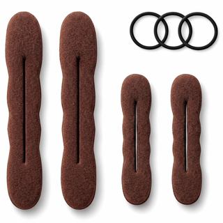 OP1W Styla, acessório para criar coques mágicos (2 unidades, 2 grandes), modelador de coque em espuma, acessórios para c