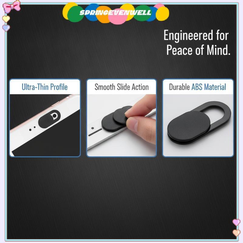 [springevenwell] 20 Peças Capa Universal Ultrafina Para Câmera De Laptop Slide Privacidade Webcam Stiers Forputer Bloer