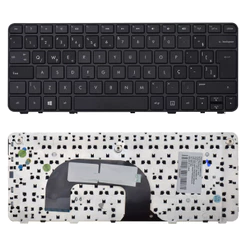 Teclado para Notebook compatível com Hp Part Number SG-45100-40A ABNT2 - UK Style
