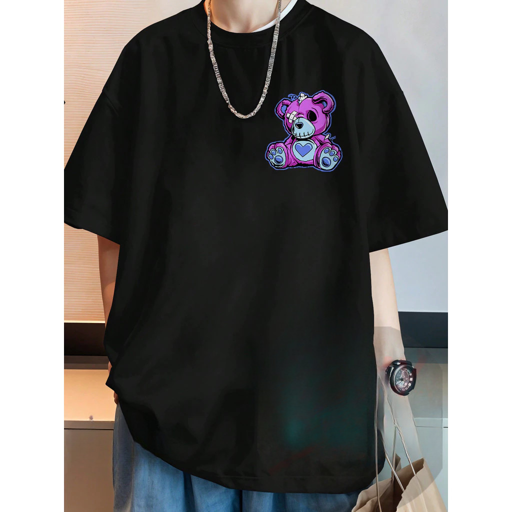 [Camiseta Premium em Algodão Puro]VU Camiseta Streetwear Cute Street Camisa Unissex 100% Algodão Lançamento - Envio Rápi