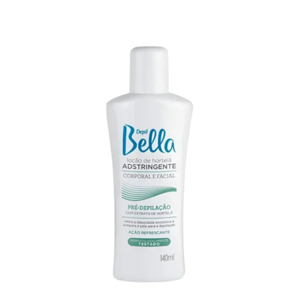 Loção Adstringente Depil Bella Hortelã 140ml em Oferta na Shopee