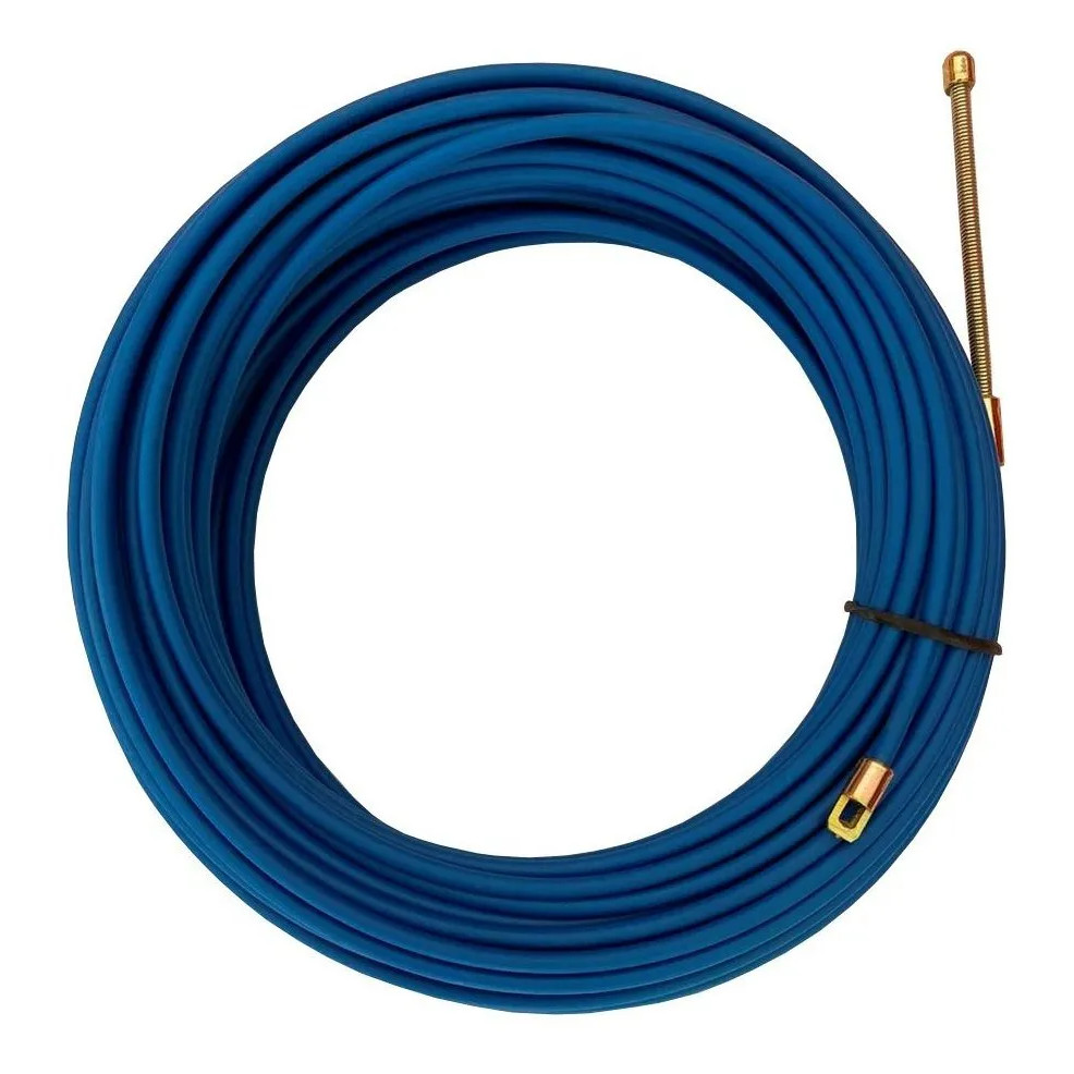 2x Guia Passa Fio PVC Alma Aço Profissional 10m