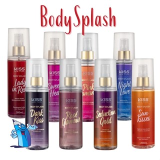 BODY SPLASH KISS NEW YORK PERFUME CORPORAL 200ML C/ VITAMINA E em Oferta na Shopee
