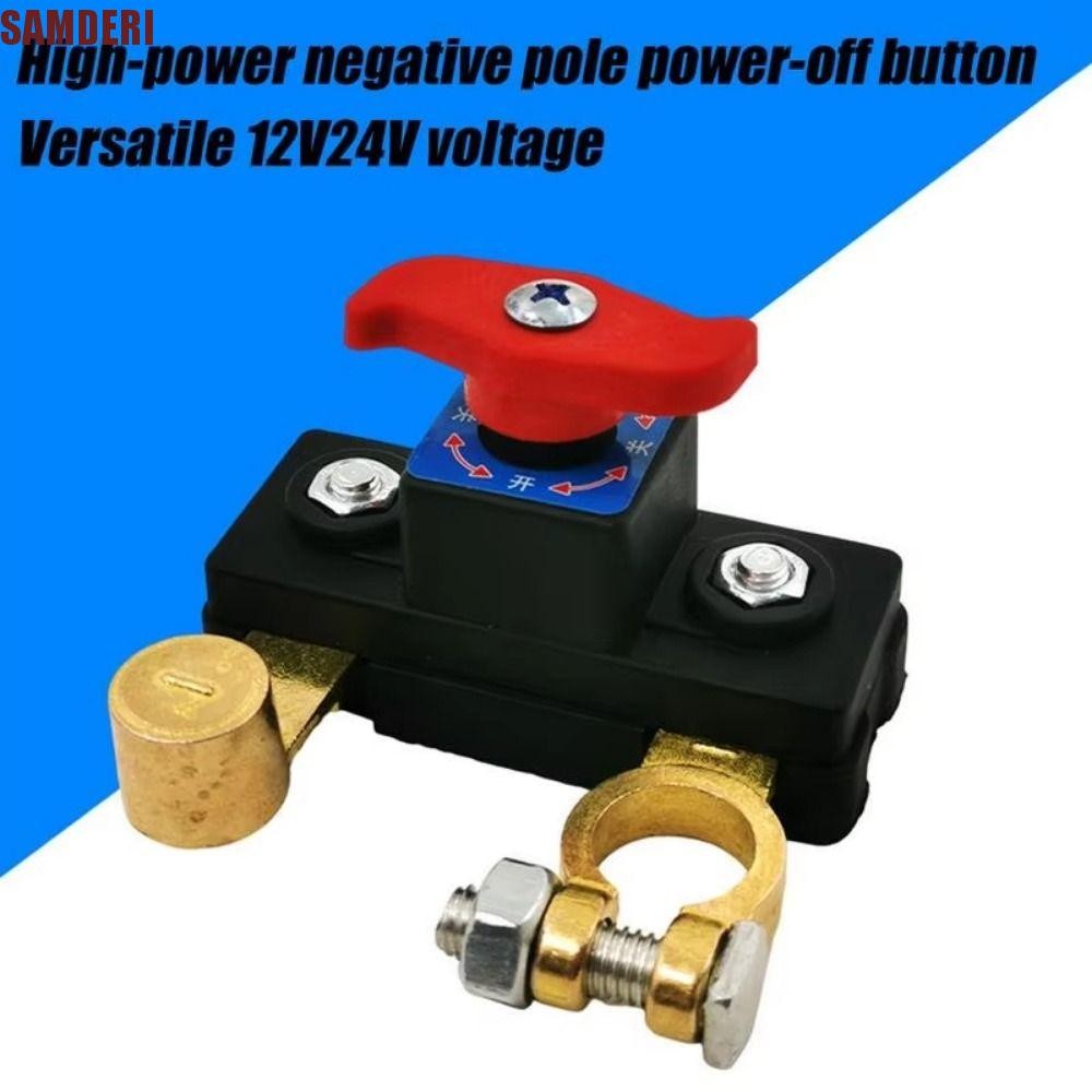 Interruptores De Corte De Energia SAMDERI , Interruptor De Desconexão De Bateria De Carro Rápido 12V/24V , Durável