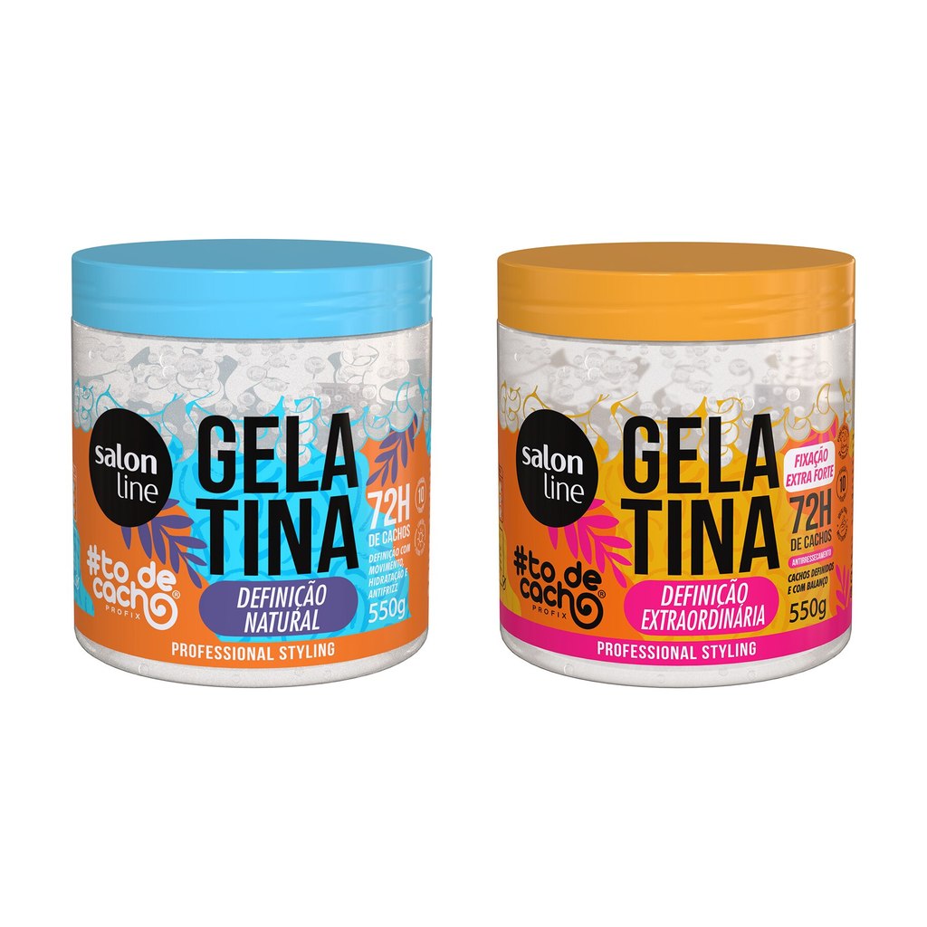 Kit duplinha de Gelatinas #todecacho Definição Natural e Extraordinária