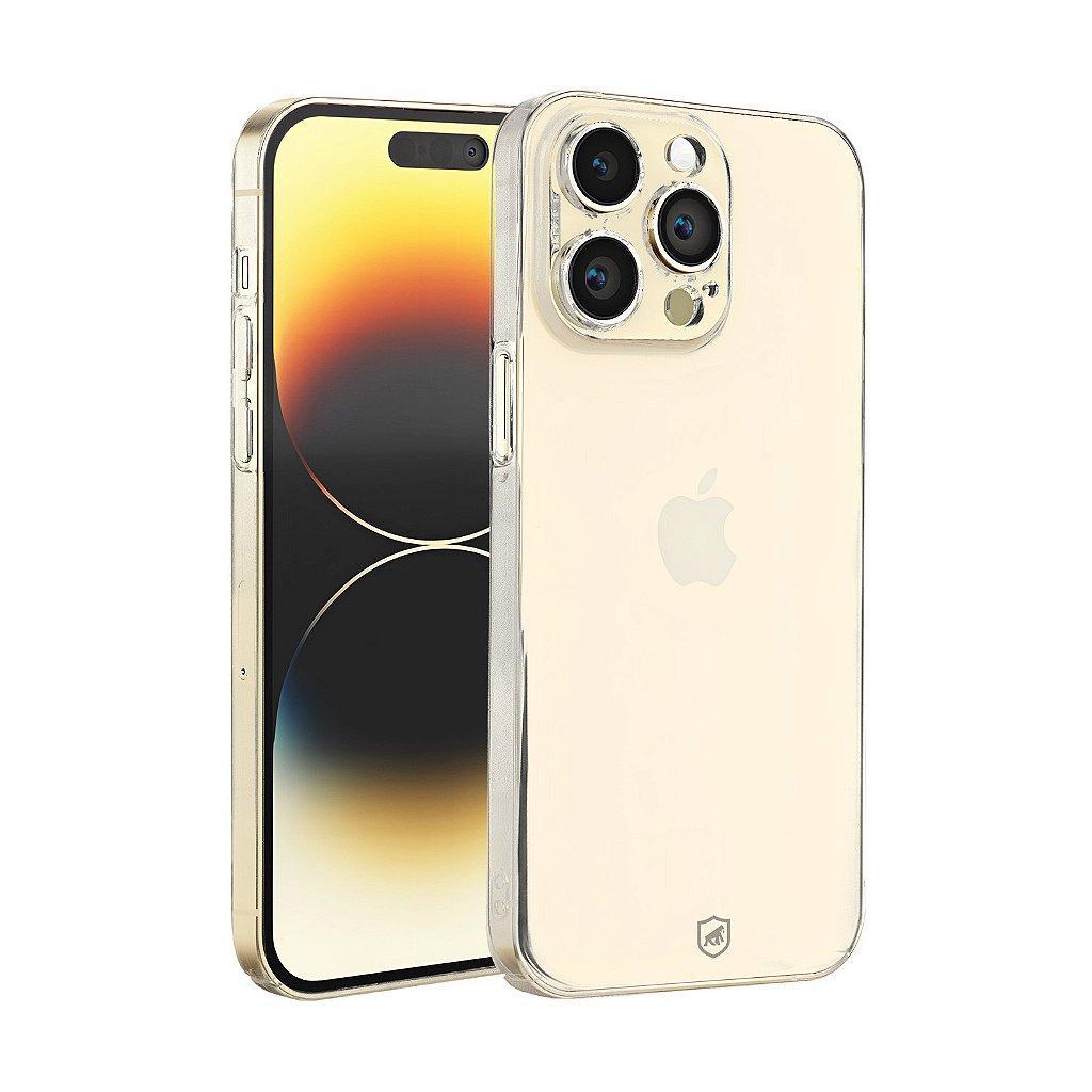 Capa case capinha para iPhone 14 Pro - Crystal Slim - NÃO AMARELA - Gshield