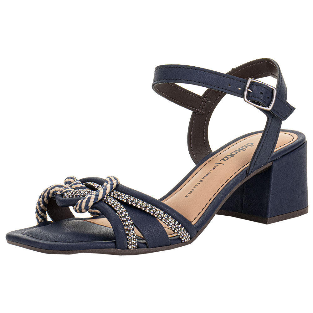 Sandália Feminina Salto Grosso Dakota Y9583 em Oferta na Shopee