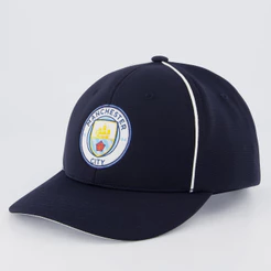 Boné Manchester City 6 Gomos Escudo Azul Marinho
