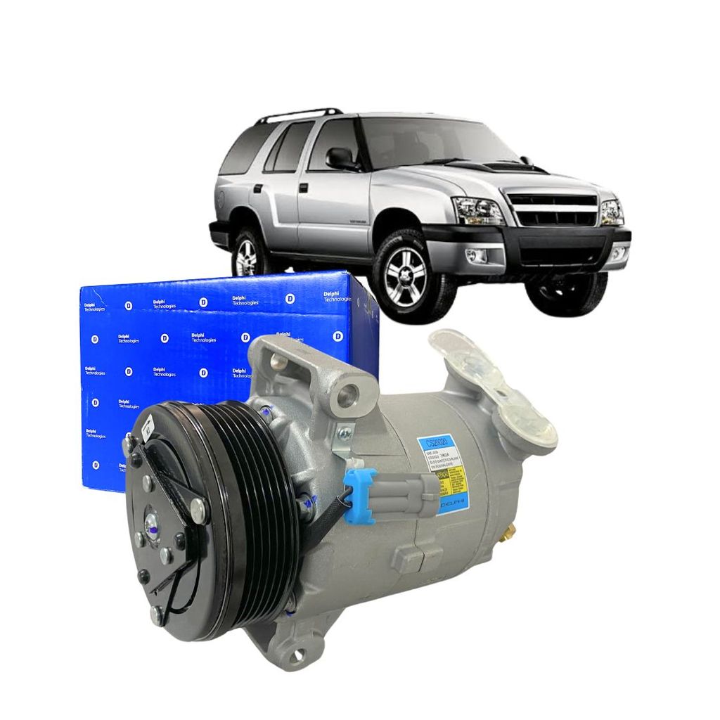 Compressor Ar Para Blazer 2.8  2000 a 2011 Original Delphi Compressor Ar Condicionado Blazer 2.8