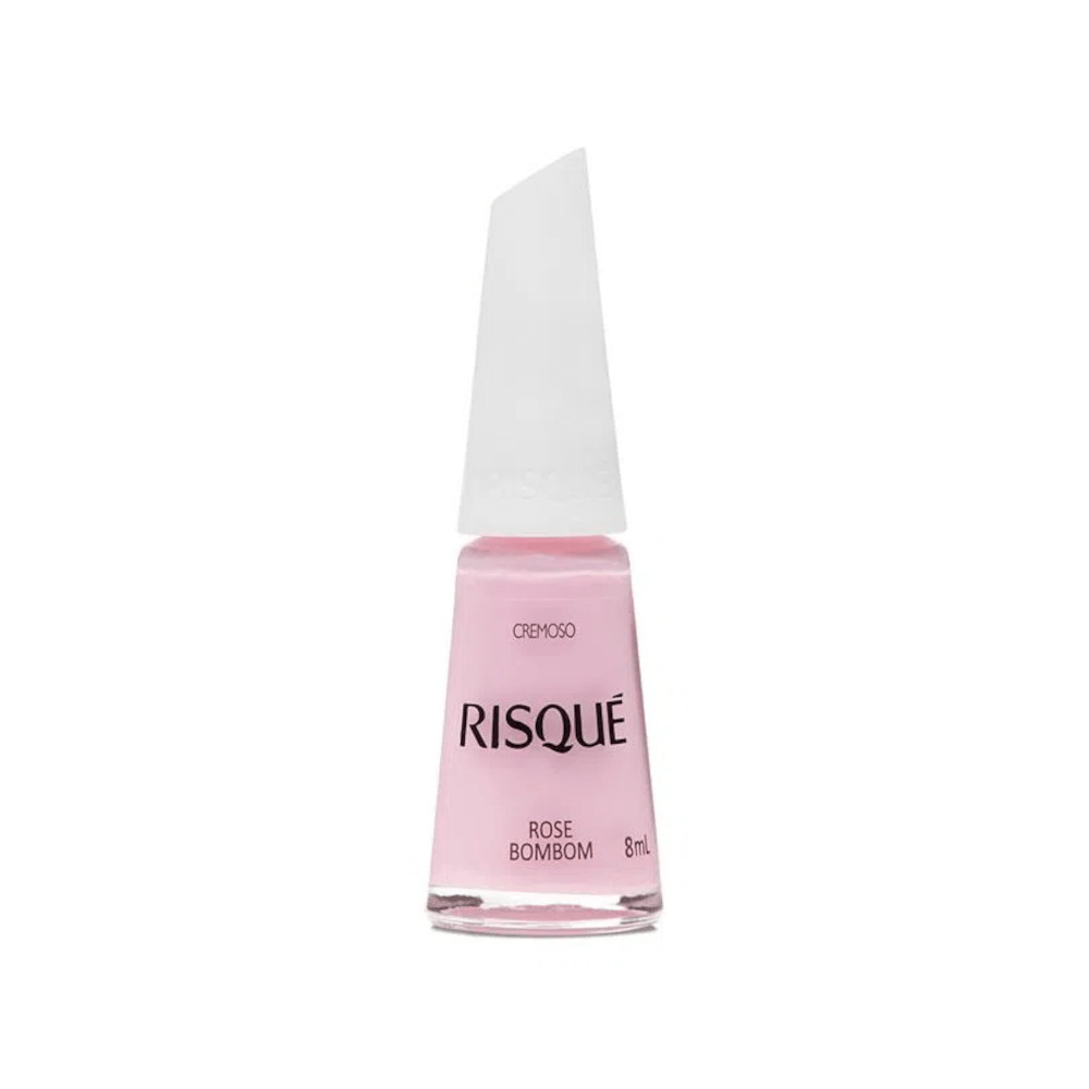 Esmalte Risqué Rose Bombom Cremoso em Oferta na Shopee