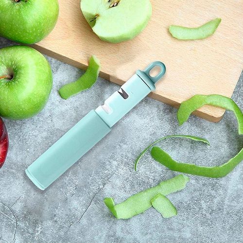 Descascador Afiador Compatível Facas Verde Aqua Cozinha Prático Funcional