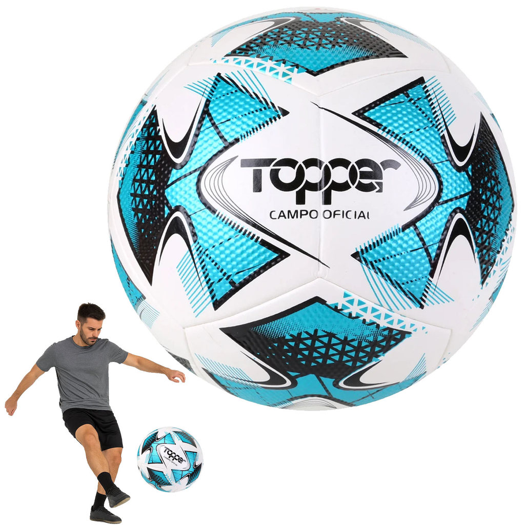 Bola Campo 22 Futebol Treino Resistente Jogo Energia Topper