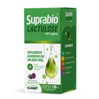SUPLEMENTO ALIMENTAR SUPRABIO LACTULOSE AMEIXA 120ML em Oferta na Shopee