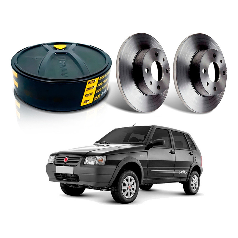 Disco Freio Dianteiro Uno Way 1.0 2007 A 2013 em Oferta na Shopee