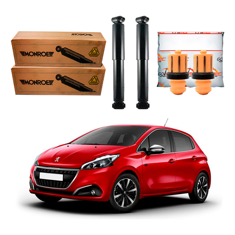 Kit Amortecedor Traseiro Monroe Peugeot 208 1.2 2016 A 2020