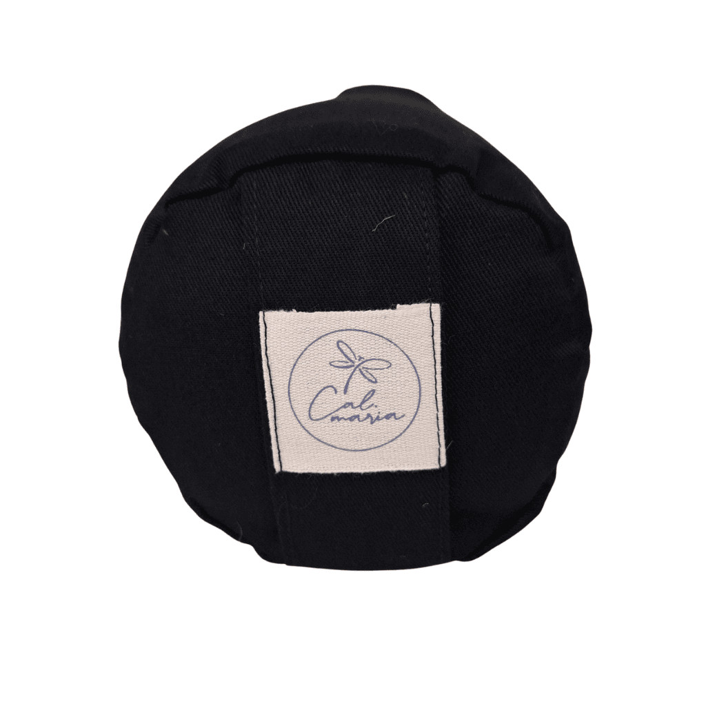 Imagem Mini Bolster Yoga Almofada Cilíndrica Preto