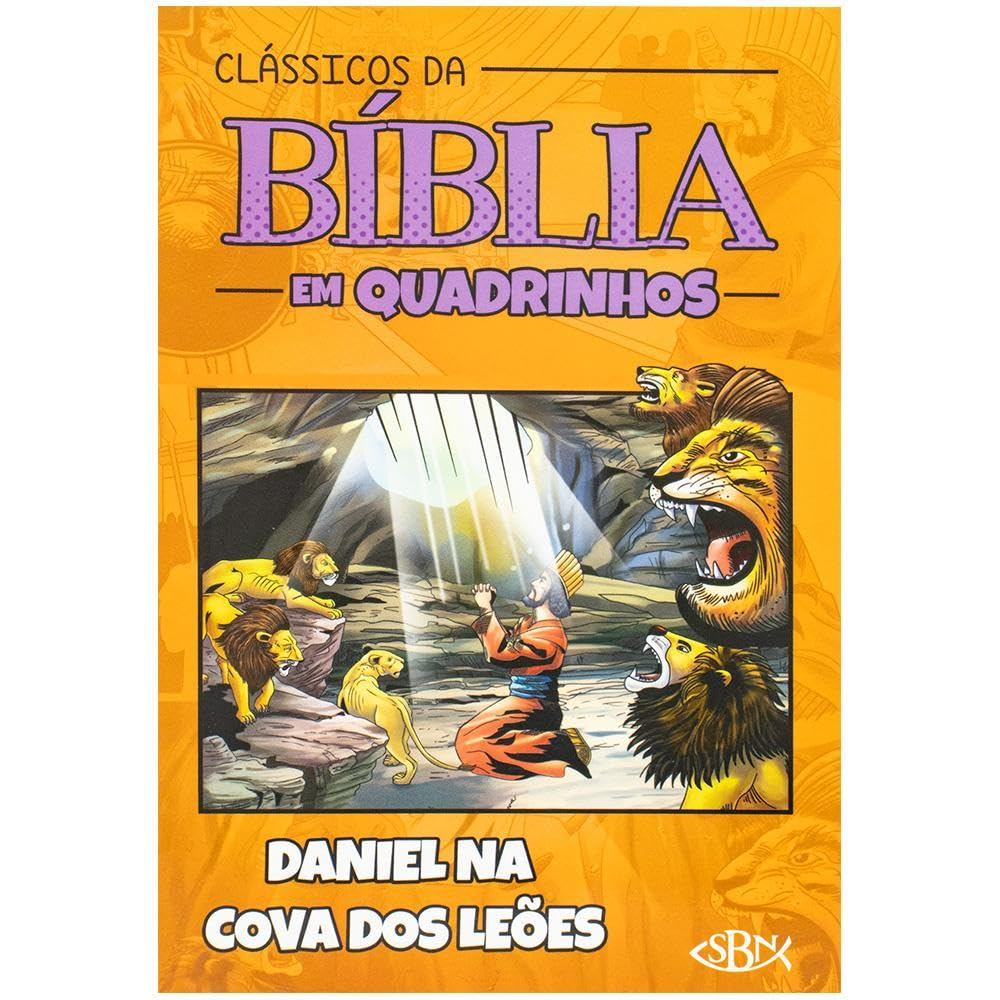 Clássicos da Bíblia em Quadrinhos | Daniel na Cova dos Leões | SBN em Oferta na Shopee