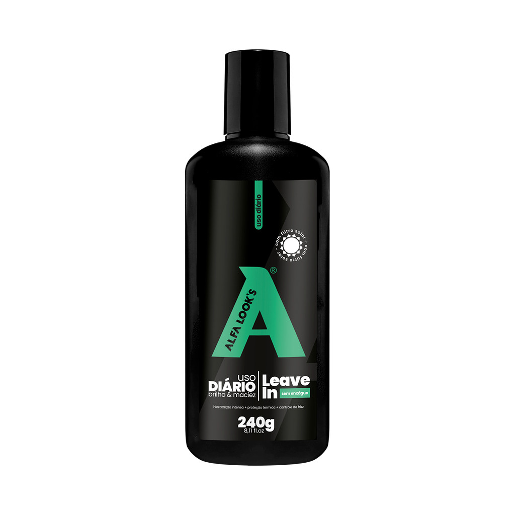 LEAVE-IN CAPILAR BRILHO NATURAL E MACIEZ - ALFA LOOK'S 240G