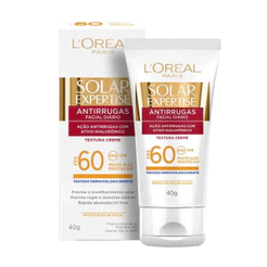 Protetor Solar Facial L'Oréal Paris Solar Expertise Antirrugas FPS 60 40g